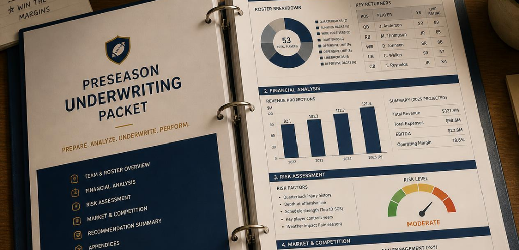 What Goes Into a Preseason Underwriting Packet
